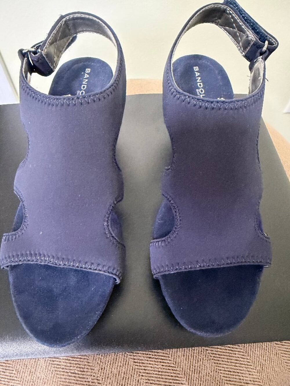 Bandolino Flex B Navy blue heels size 5